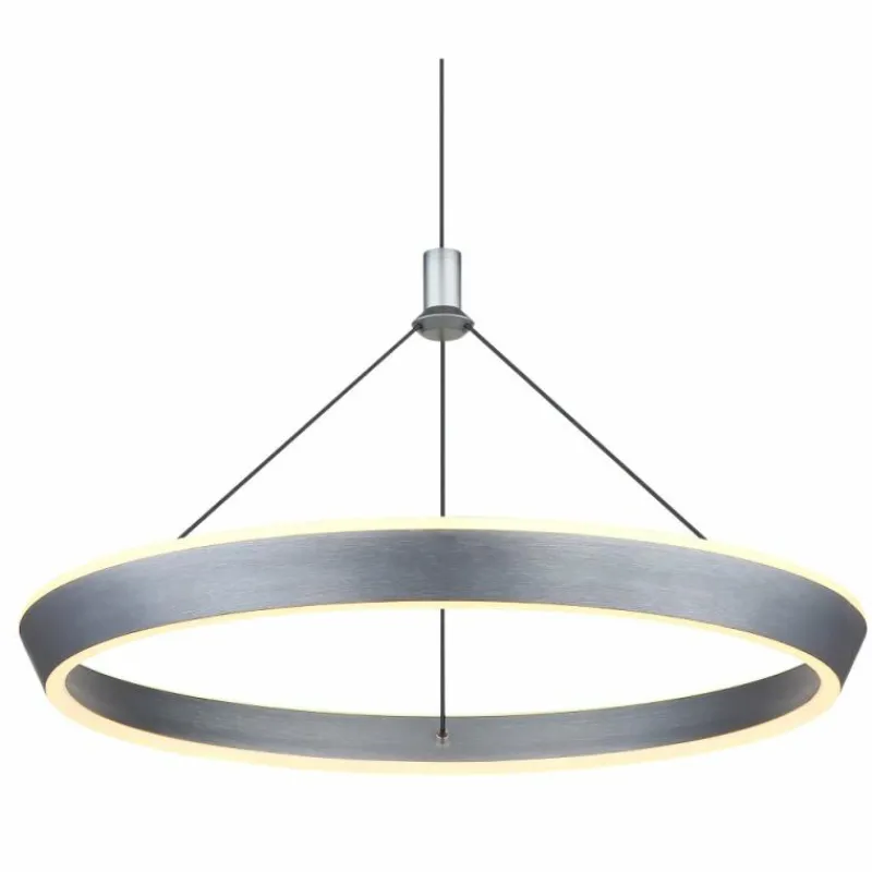 Luminaires Globo Lighting FERRA Suspension LED Gris, 1 lumière* Éclairage Led
