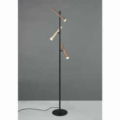Luminaires Trio Fiato Lampadaire LED Noir, 3 lumières* Éclairage Led