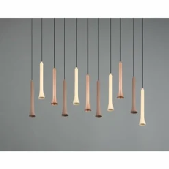 Luminaires Trio Fiato Suspension LED Noir, 11 lumières* Suspensions