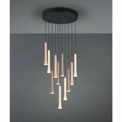 Luminaires Trio Fiato Suspension LED Noir, 11 lumières* Éclairage Led