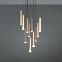 Luminaires Trio Fiato Suspension LED Noir, 11 lumières* Éclairage Led