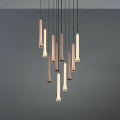 Luminaires Trio Fiato Suspension LED Noir, 11 lumières* Éclairage Led