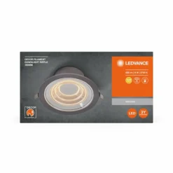 Luminaires Ledvance Filament Downlight LED Aluminium, 1 lumière* Downlights
