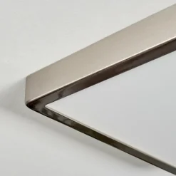 hofstein Finsrud Plafonnier, Panel LED Argenté, 1 lumière