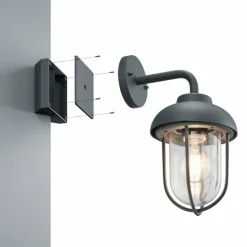 Luminaires Trio Fixation pour coins Trio Noir