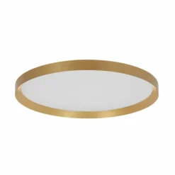 Lampes Dorées-Luminaires Steinhauer Flady Plafonnier LED Or, 2 lumières