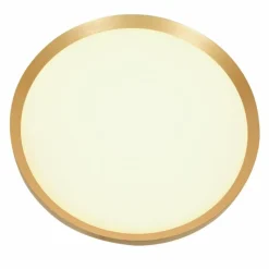 Lampes Dorées-Luminaires Steinhauer Flady Plafonnier LED Or, 2 lumières