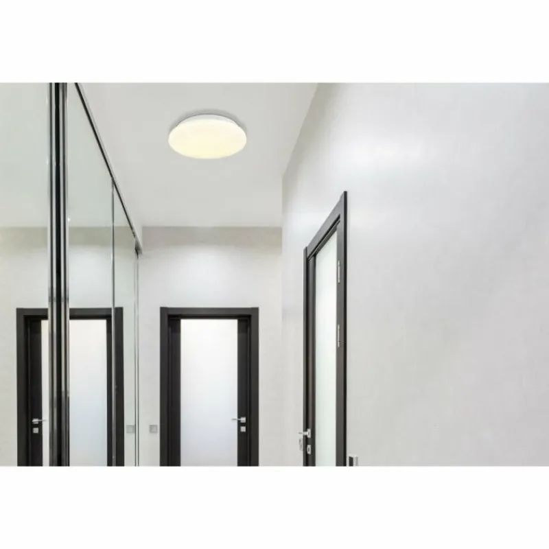 Luminaires Globo Lighting Flarx Plafonnier LED Blanc, 1 lumière* Éclairage Led