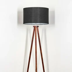 Lampes En Tissu-hofstein Flemming Lampadaire Brun foncé, 1 lumière