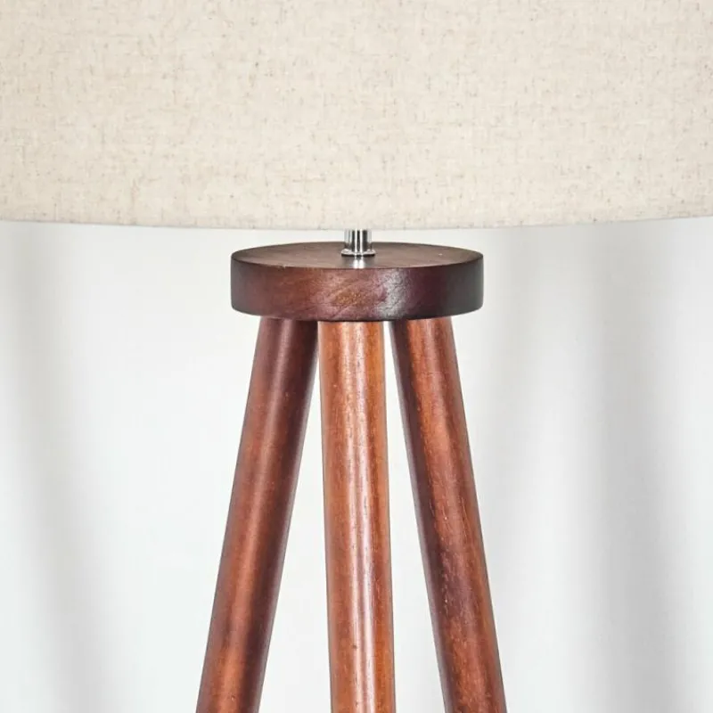 Lampes En Tissu-hofstein Flemming Lampadaire Brun foncé, 1 lumière