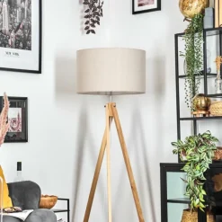 Lampes En Tissu-hofstein Flemming Lampadaire Écru, 1 lumière