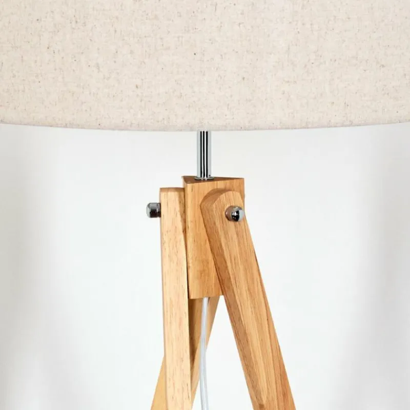 Lampes En Tissu-hofstein Flemming Lampadaire Écru, 1 lumière