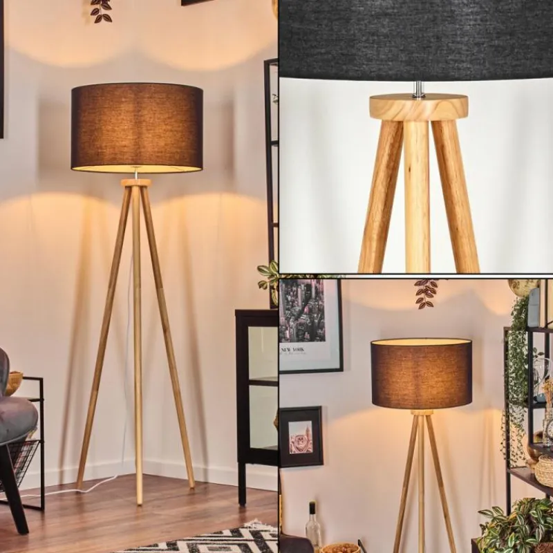 Lampes En Tissu-hofstein Flemming Lampadaire Écru, 1 lumière