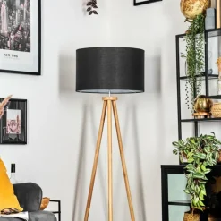 Lampes En Tissu-hofstein Flemming Lampadaire Écru, 1 lumière