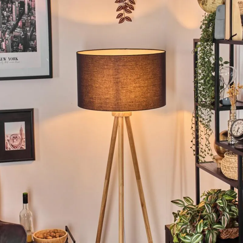 Lampes En Tissu-hofstein Flemming Lampadaire Écru, 1 lumière