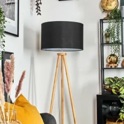 Lampes En Tissu-hofstein Flemming Lampadaire Écru, 1 lumière