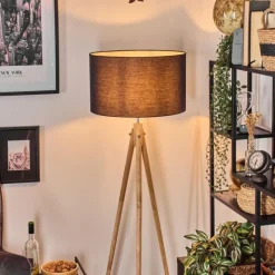 Lampes En Tissu-hofstein Flemming Lampadaire Écru, 1 lumière