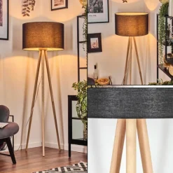 Lampes En Tissu-hofstein Flemming Lampadaire Écru, 1 lumière