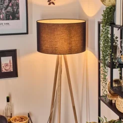 Lampes En Tissu-hofstein Flemming Lampadaire Écru, 1 lumière