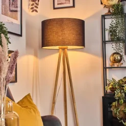 Lampes En Tissu-hofstein Flemming Lampadaire Écru, 1 lumière