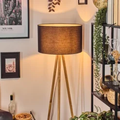 Lampes En Tissu-hofstein Flemming Lampadaire Écru, 1 lumière