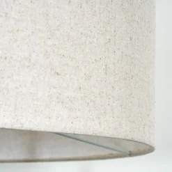 Lampes En Tissu-hofstein Flemming Lampadaire Noir, 1 lumière