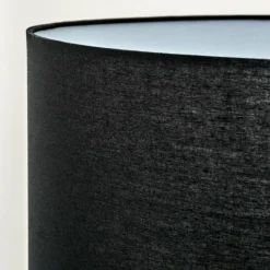 Lampes En Tissu-hofstein Flemming Lampadaire Noir, 1 lumière