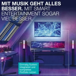 Luminaires Ledvance FLOOR Lampadaire LED Blanc, 1 lumière, Télécommandes