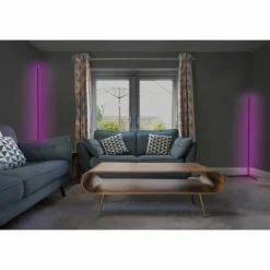Luminaires Ledvance FLOOR Lampadaire LED Noir, 1 lumière, Télécommandes