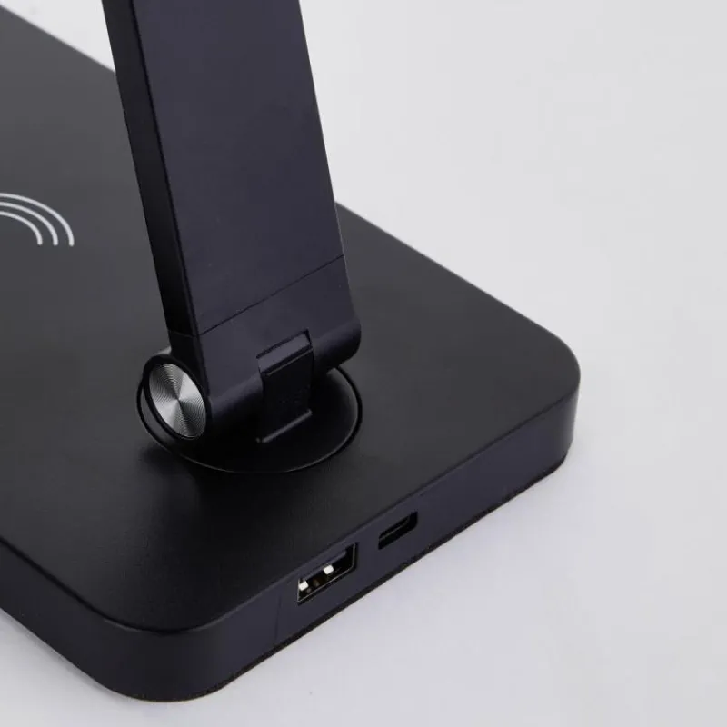 Lampes Industrielles-Luminaires Brilliant Florence Lampe à poser LED Noir, 1 lumière