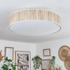 hofstein Foggia Plafonnier Nickel mat, 3 lumières