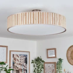 hofstein Foggia Plafonnier Nickel mat, 3 lumières