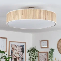 hofstein Foggia Plafonnier Nickel mat, 3 lumières