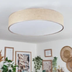 hofstein Foggia Plafonnier Nickel mat, 3 lumières