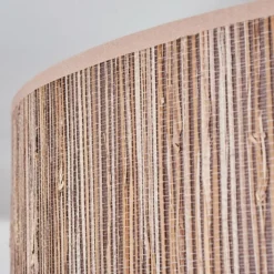 Lampes En Tissu-hofstein Foggia Plafonnier Nickel mat, 3 lumières