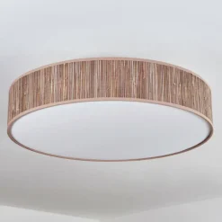 Lampes En Tissu-hofstein Foggia Plafonnier Nickel mat, 3 lumières
