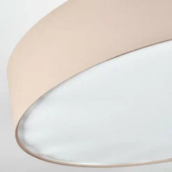 Lampes En Tissu-hofstein Foggia Plafonnier Nickel mat, 3 lumières