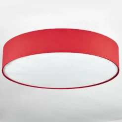 Lampes En Tissu-hofstein Foggia Plafonnier Nickel mat, 3 lumières