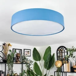 Lampes En Tissu-hofstein Foggia Plafonnier Nickel mat, 3 lumières