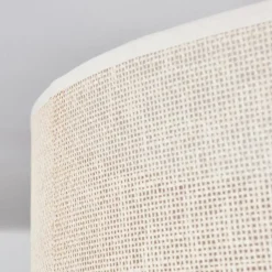 Lampes En Tissu-hofstein Foggia Plafonnier Nickel mat, 3 lumières