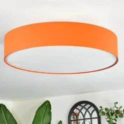 Lampes En Tissu-hofstein Foggia Plafonnier Nickel mat, 3 lumières