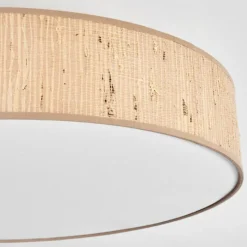 Lampes En Tissu-hofstein Foggia Plafonnier Nickel mat, 3 lumières