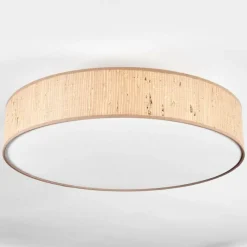 Lampes En Tissu-hofstein Foggia Plafonnier Nickel mat, 3 lumières