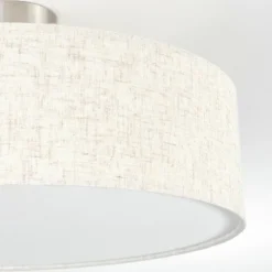 hofstein Foggia Plafonnier Nickel mat, 3 lumières