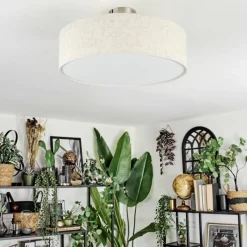 hofstein Foggia Plafonnier Nickel mat, 3 lumières