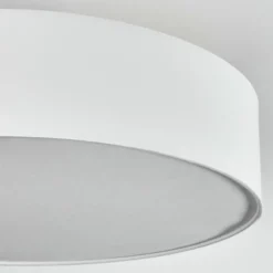 Lampes En Tissu-hofstein Foggia Plafonnier Nickel mat, 3 lumières