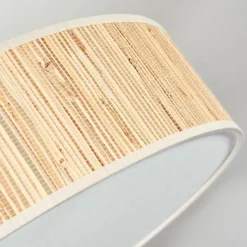 Lampes En Tissu-hofstein Foggia Plafonnier Nickel mat, 3 lumières