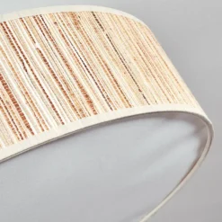 Lampes En Tissu-hofstein Foggia Plafonnier Nickel mat, 3 lumières