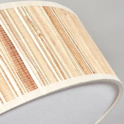 Lampes En Tissu-hofstein Foggia Plafonnier Nickel mat, 3 lumières