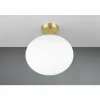 Luminaires Trio Fomento Plafonnier Laiton, 1 lumière